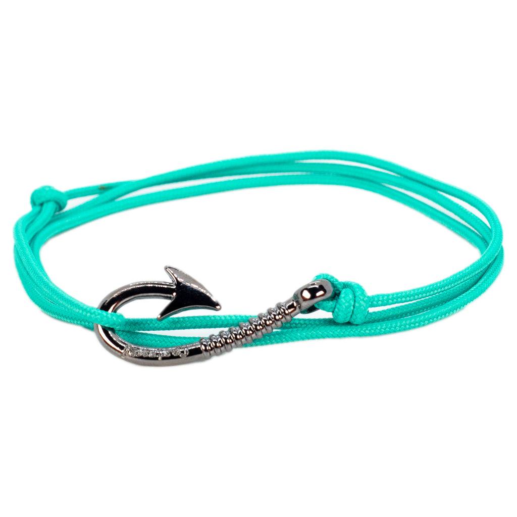 Fish Hook Bracelet - Seafoam