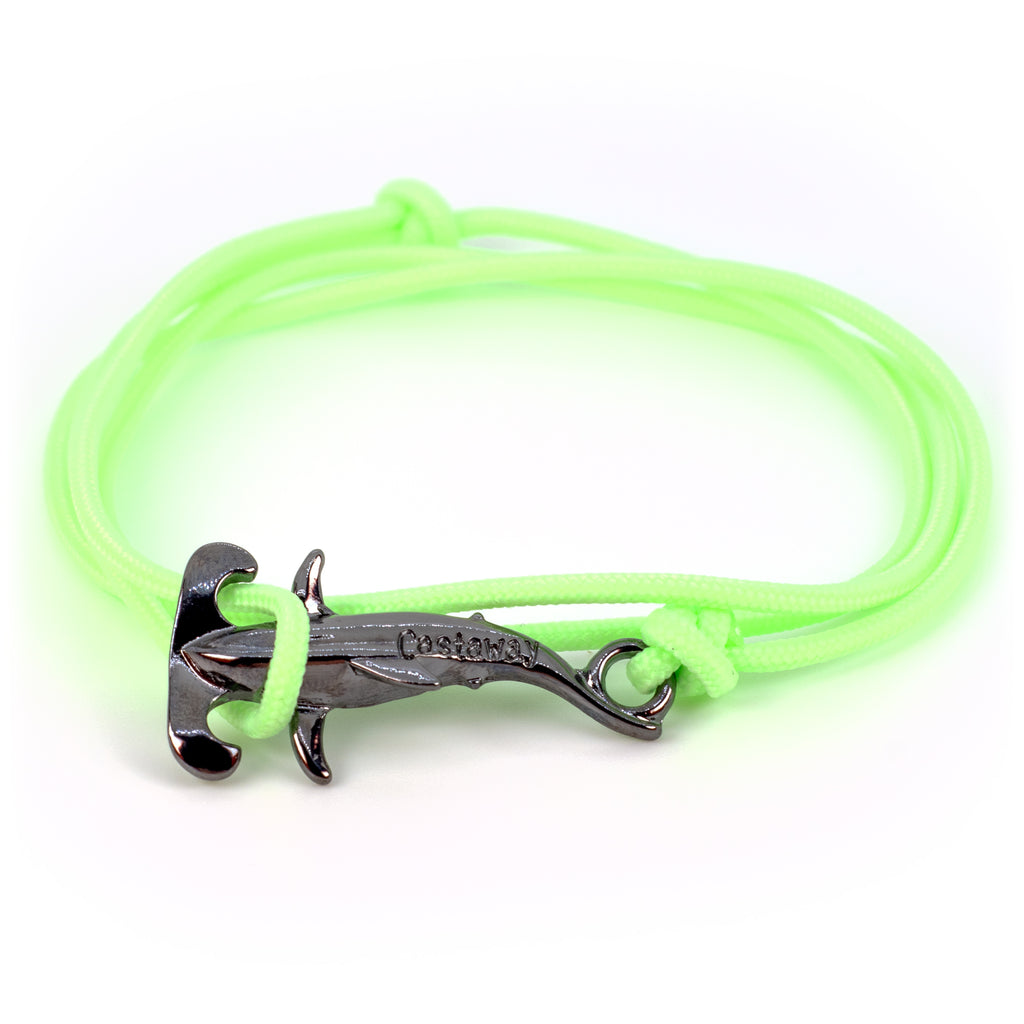 Hammerhead Shark Bracelet - Glowfish Green