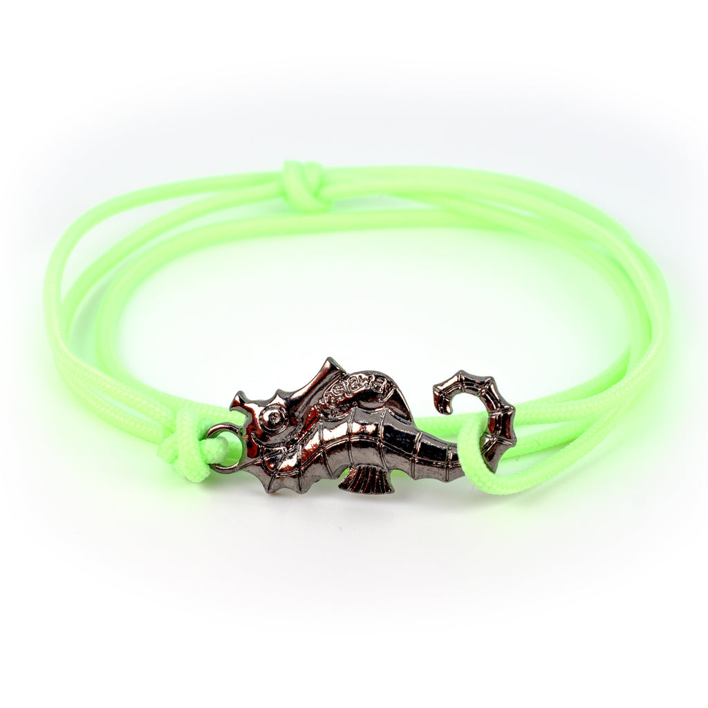 Seahorse Bracelet - Glowfish Green