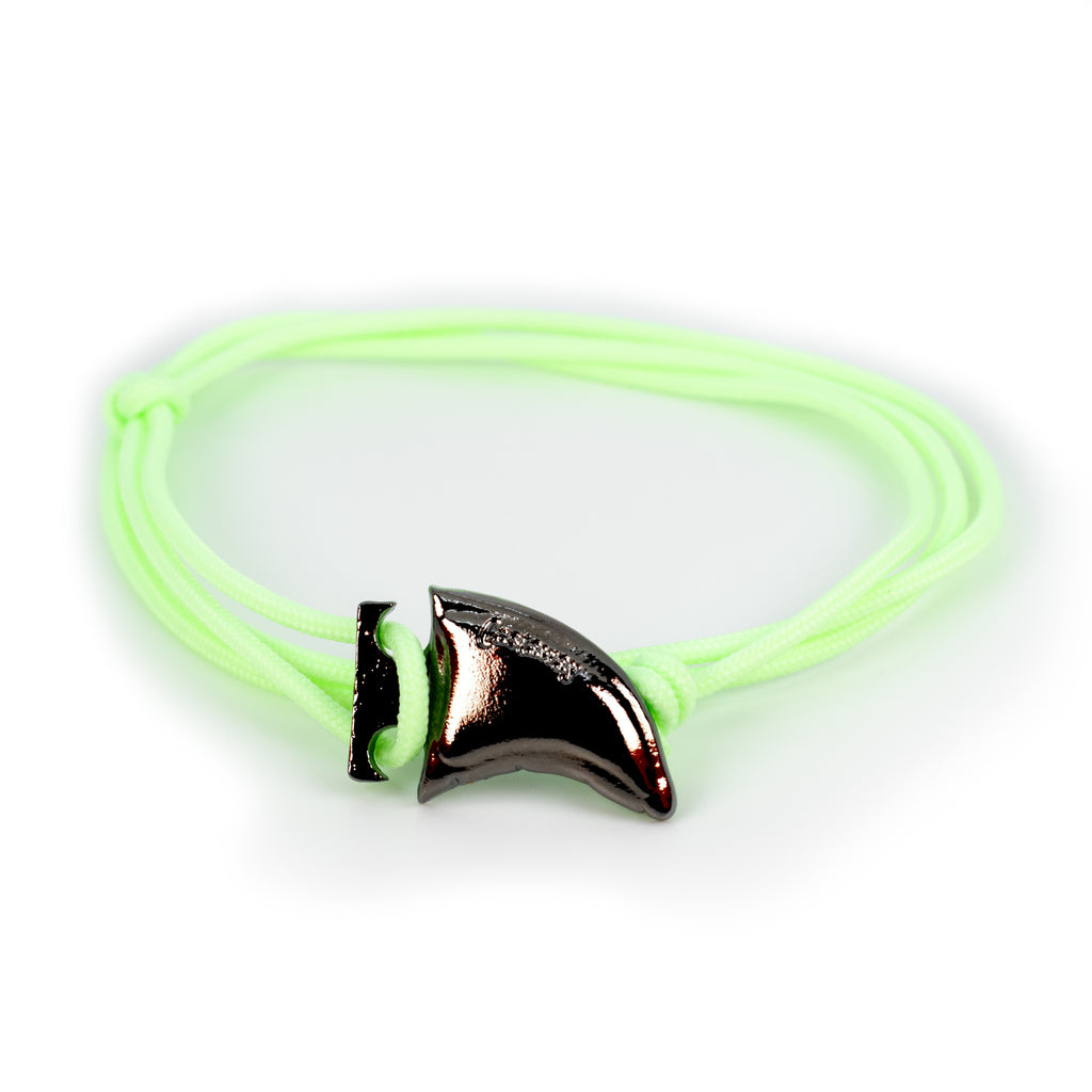 Shark Fin Bracelet - Glowfish Green