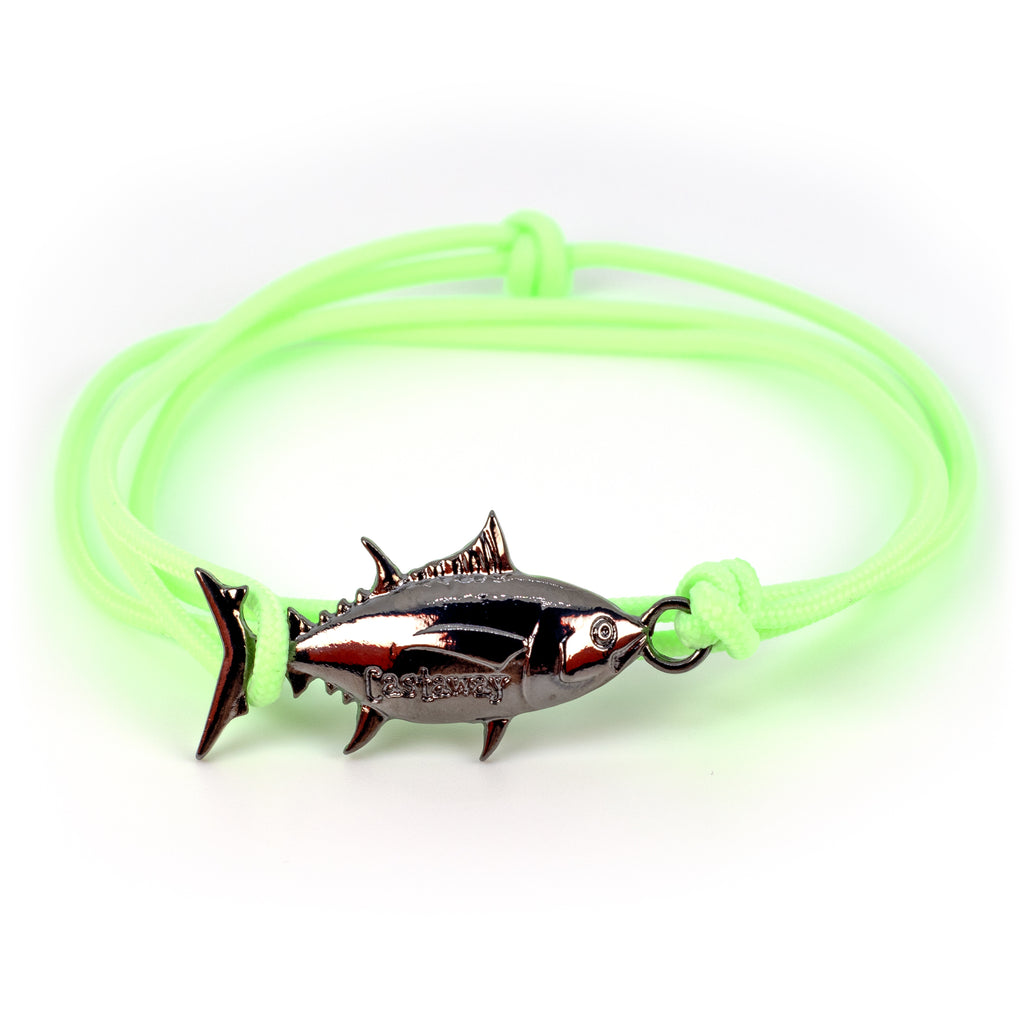 Ahi Tuna Bracelet - Glowfish Green