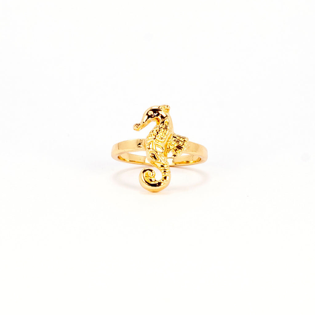 Seahorse Ring - Gold