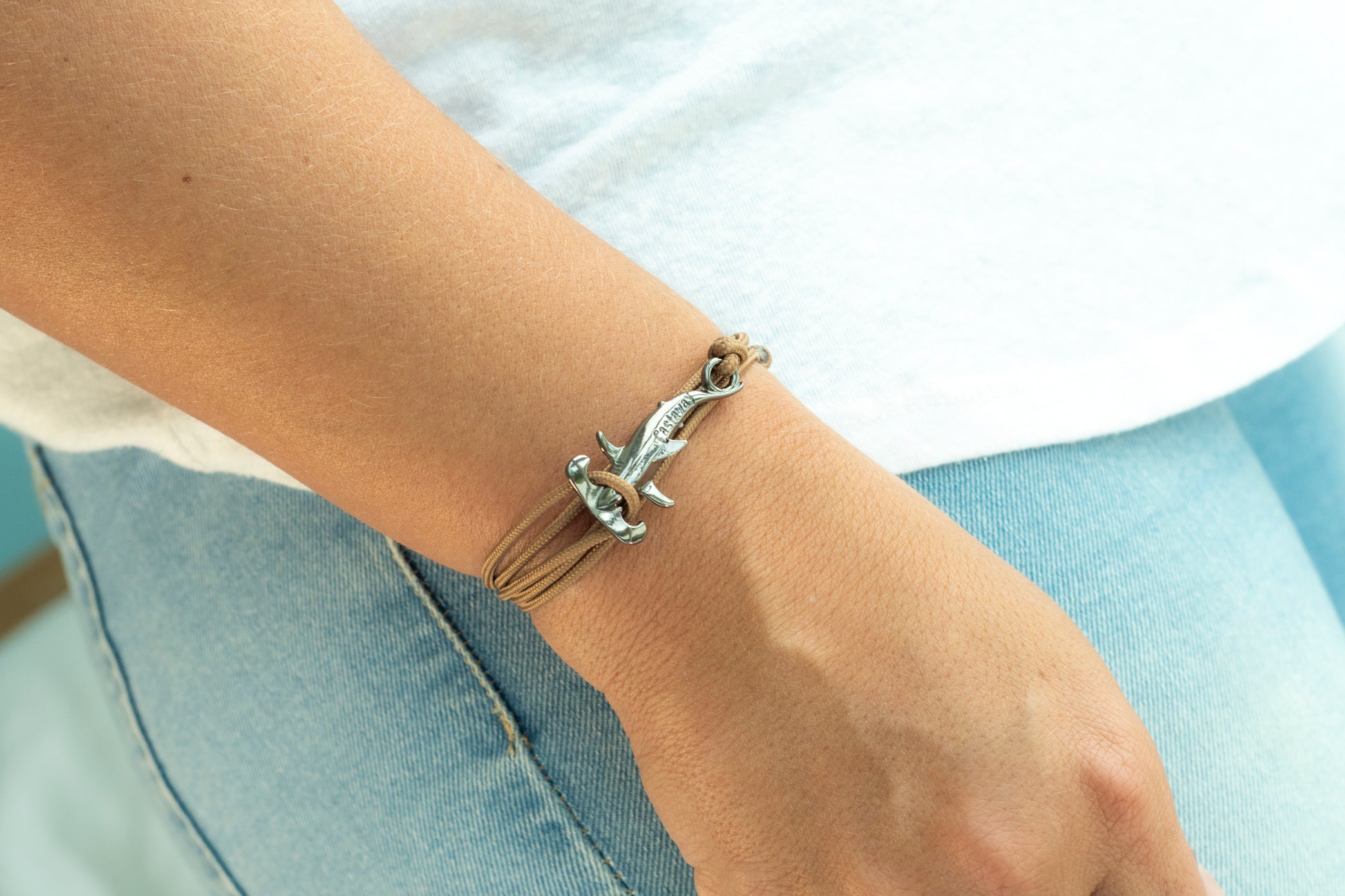 Hammerhead Shark Bracelet - Teak