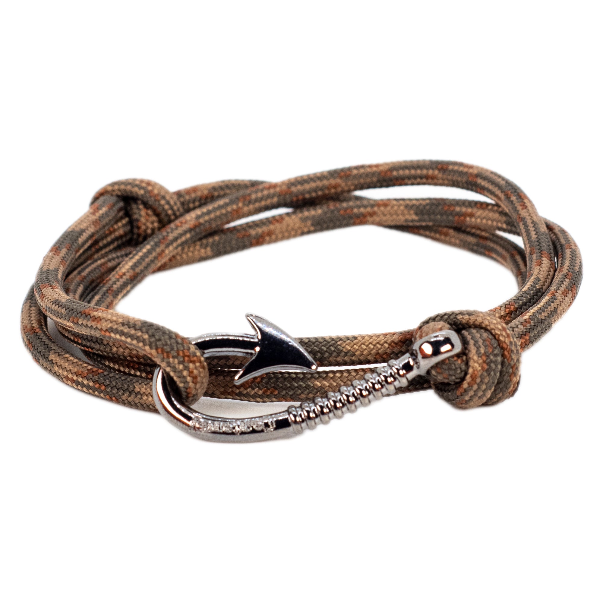 Fish Hook Bracelet - Camo - 4mm