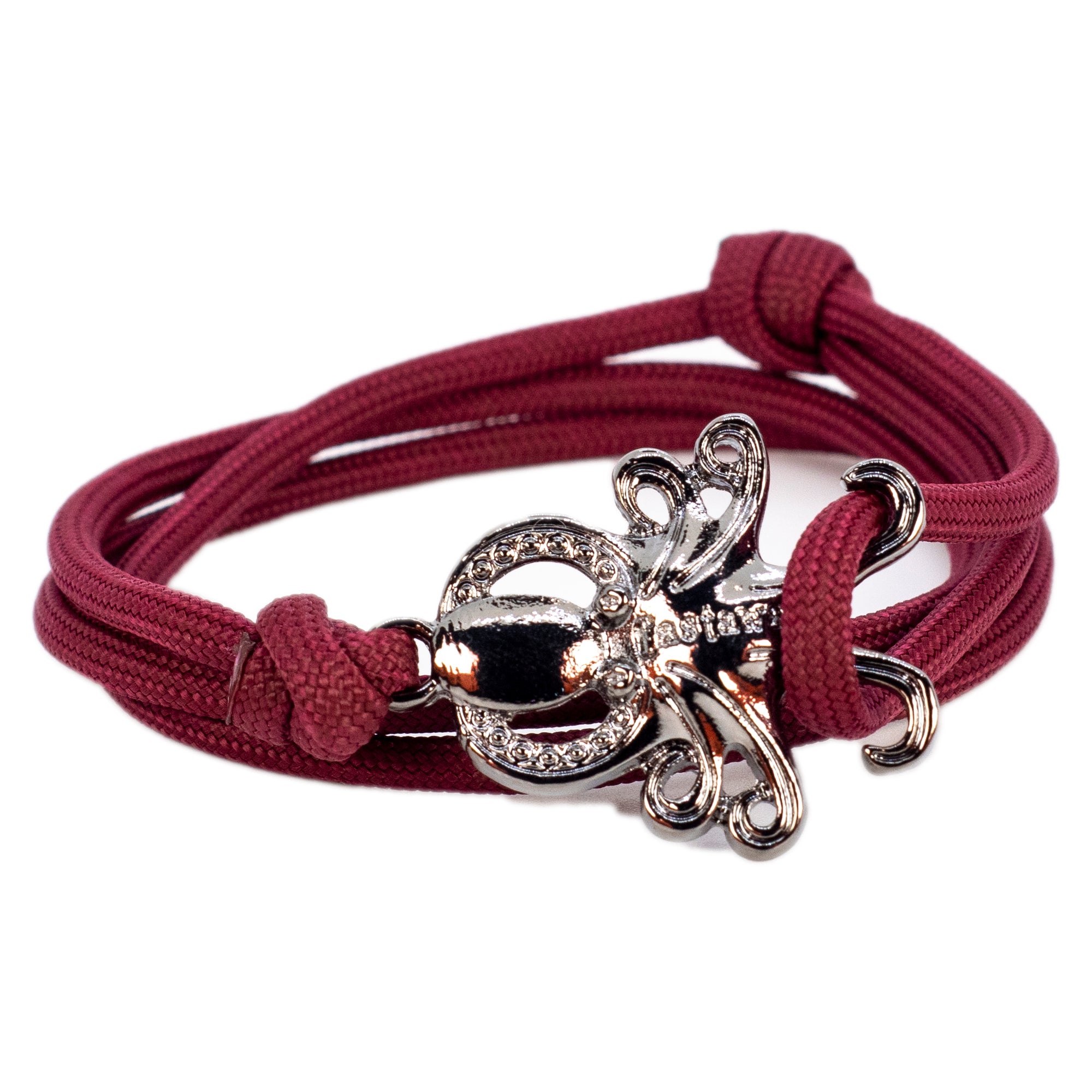 Kraken Bracelet - Maroon 4mm