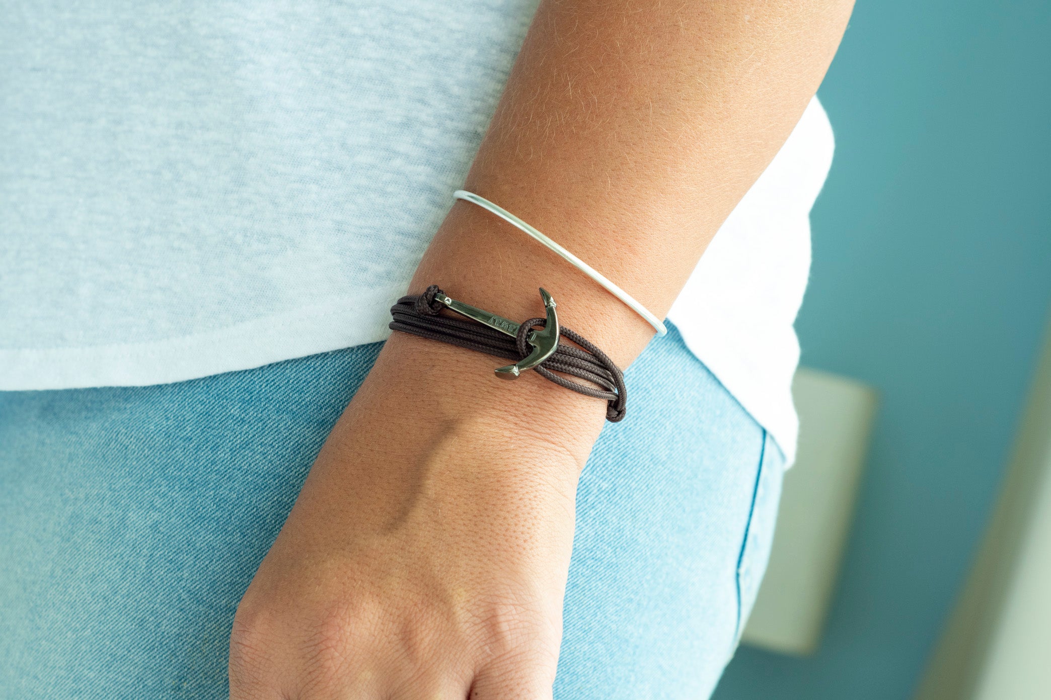 Anchor Bracelet - Tweed